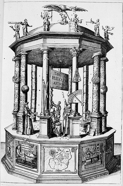 rudolphinefrontispiece Temple of Urania, Georg Celer's frontispiece for the Rudolphine Tables